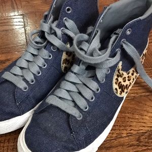 High top Nike ID Sneakers.